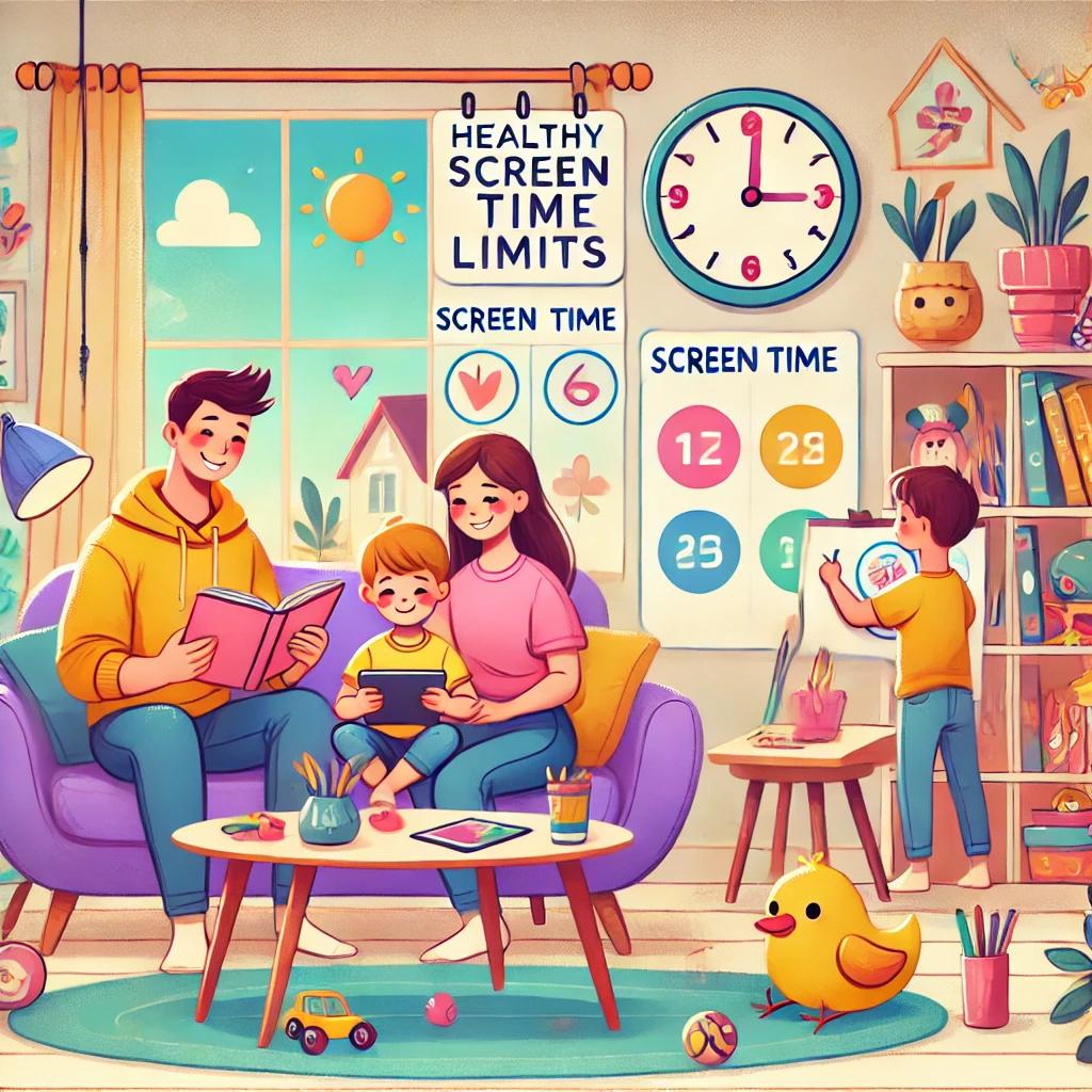 healthy screen time limits