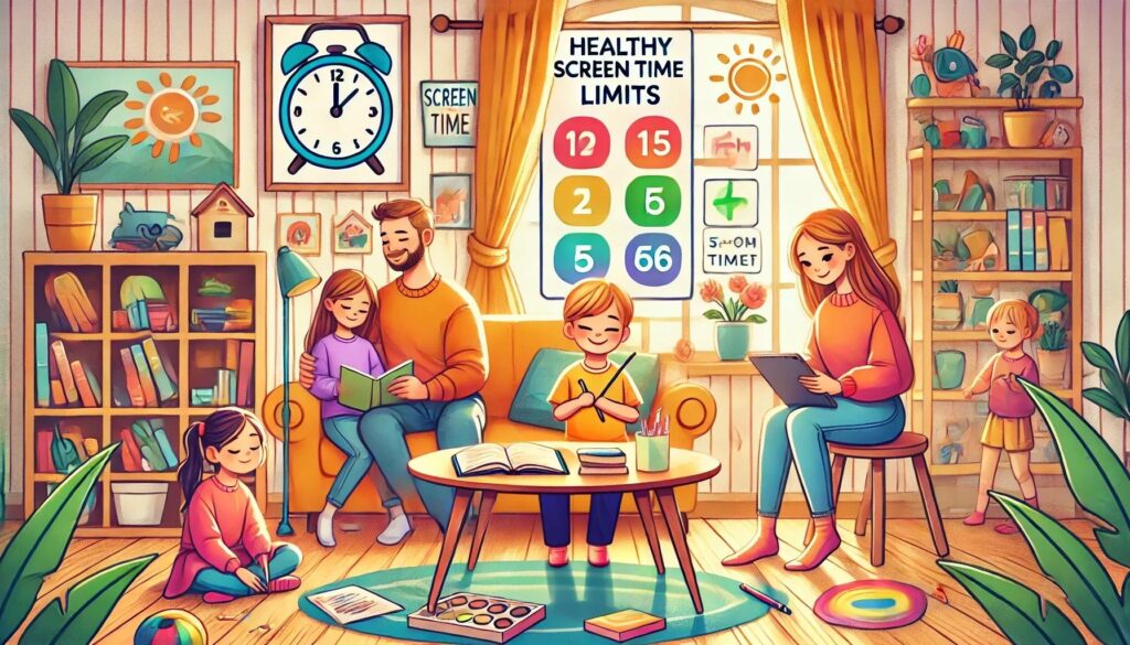 healthy screen time limits